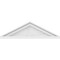 Ekena Millwork Peaked Cap Sunburst Architectural Grade PVC Pediment, 24"W x 7"H x 2"P (Pitch 6/12) PEDPS024X070PKC01 - alternate 2